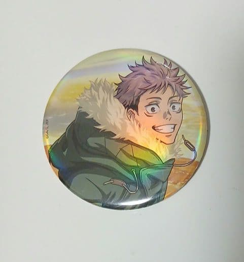 呪術廻戦 MAPPA オーロラ缶バッジ 海辺 虎杖悠仁 - メルカリ