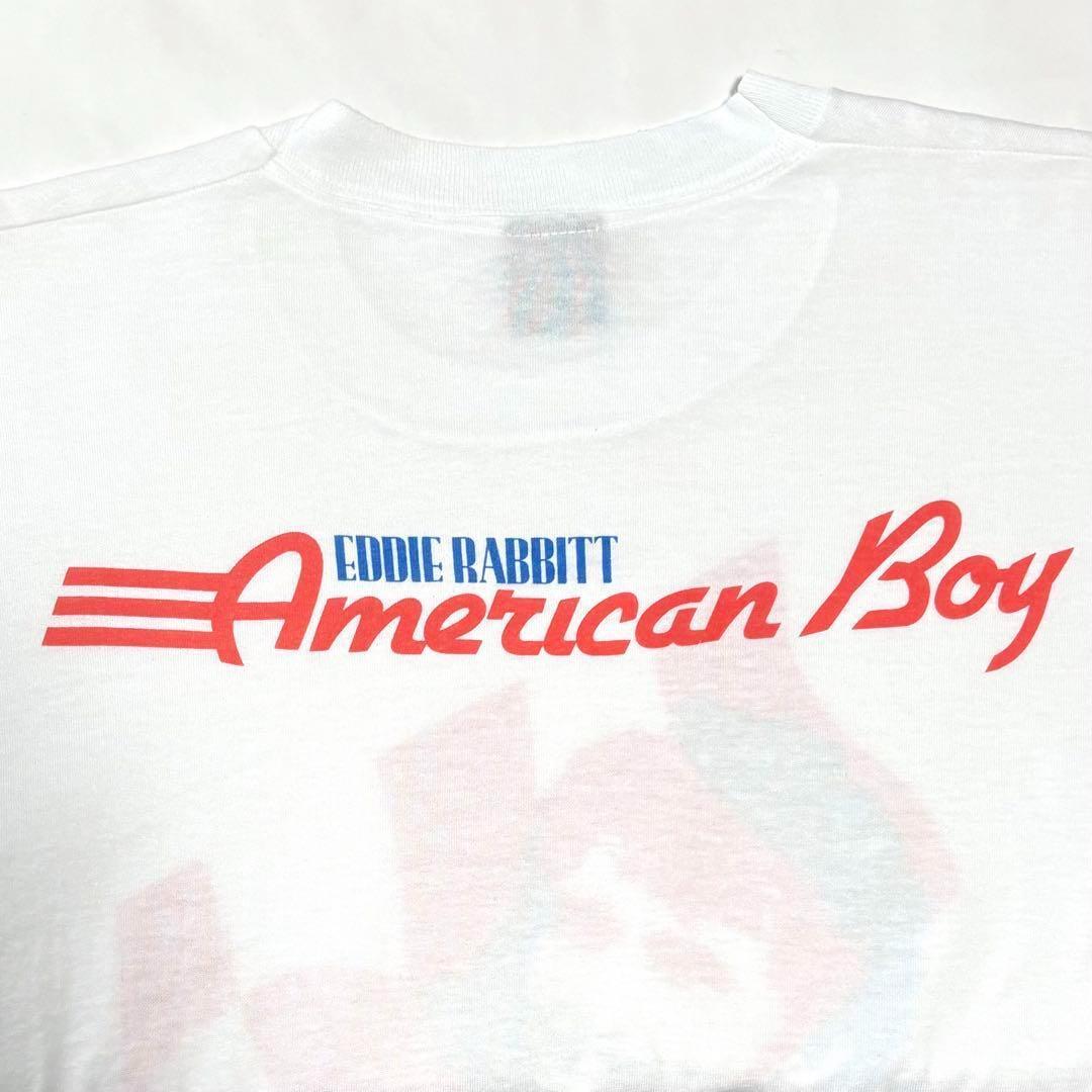 90s USA製古着 ヴィンテージ Tシャツ EDDIE RABBITT 80s USA製 EDDIE