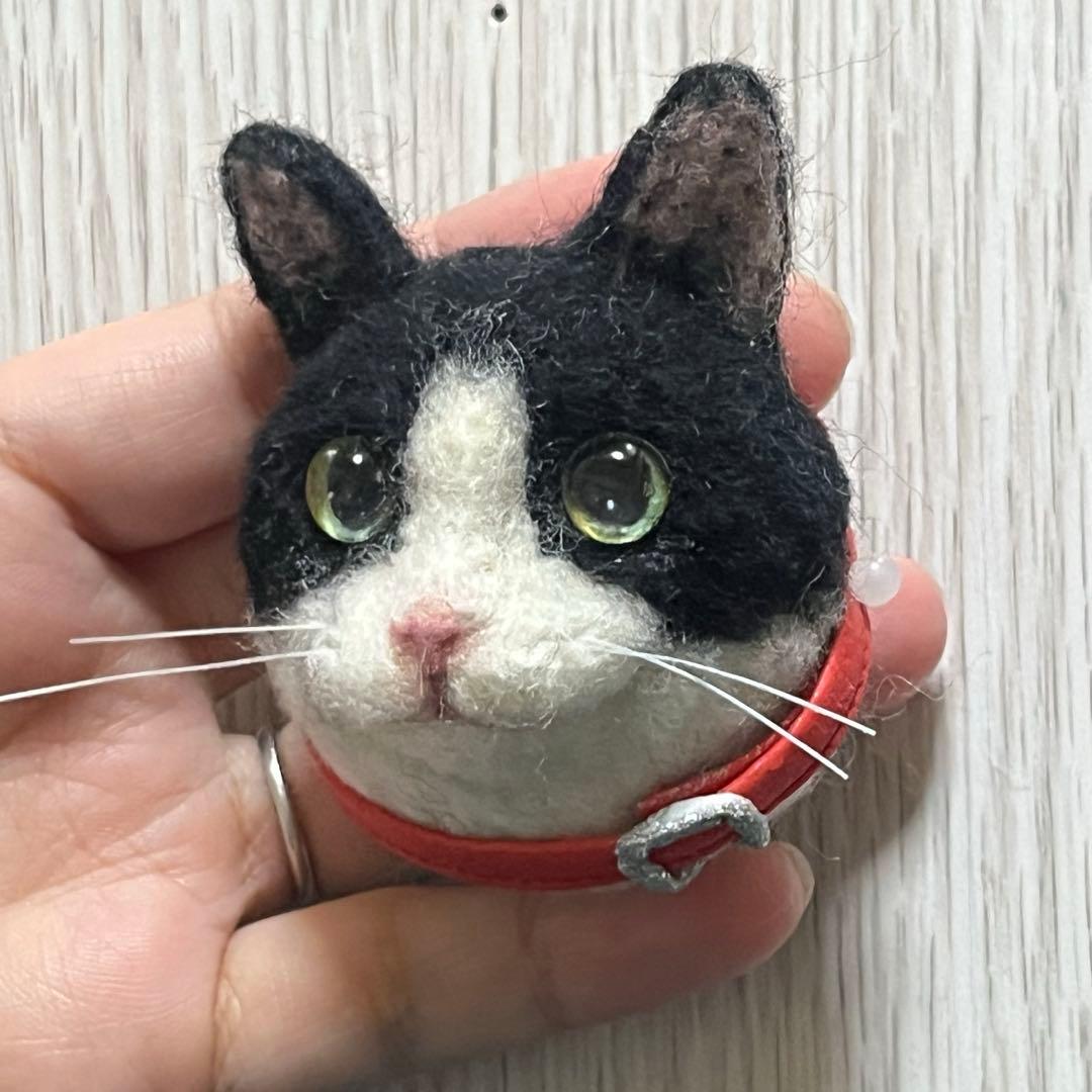 ☆むむ☆プロフィール☆ 様専用】 羊毛フェルト 猫 キーホルダー