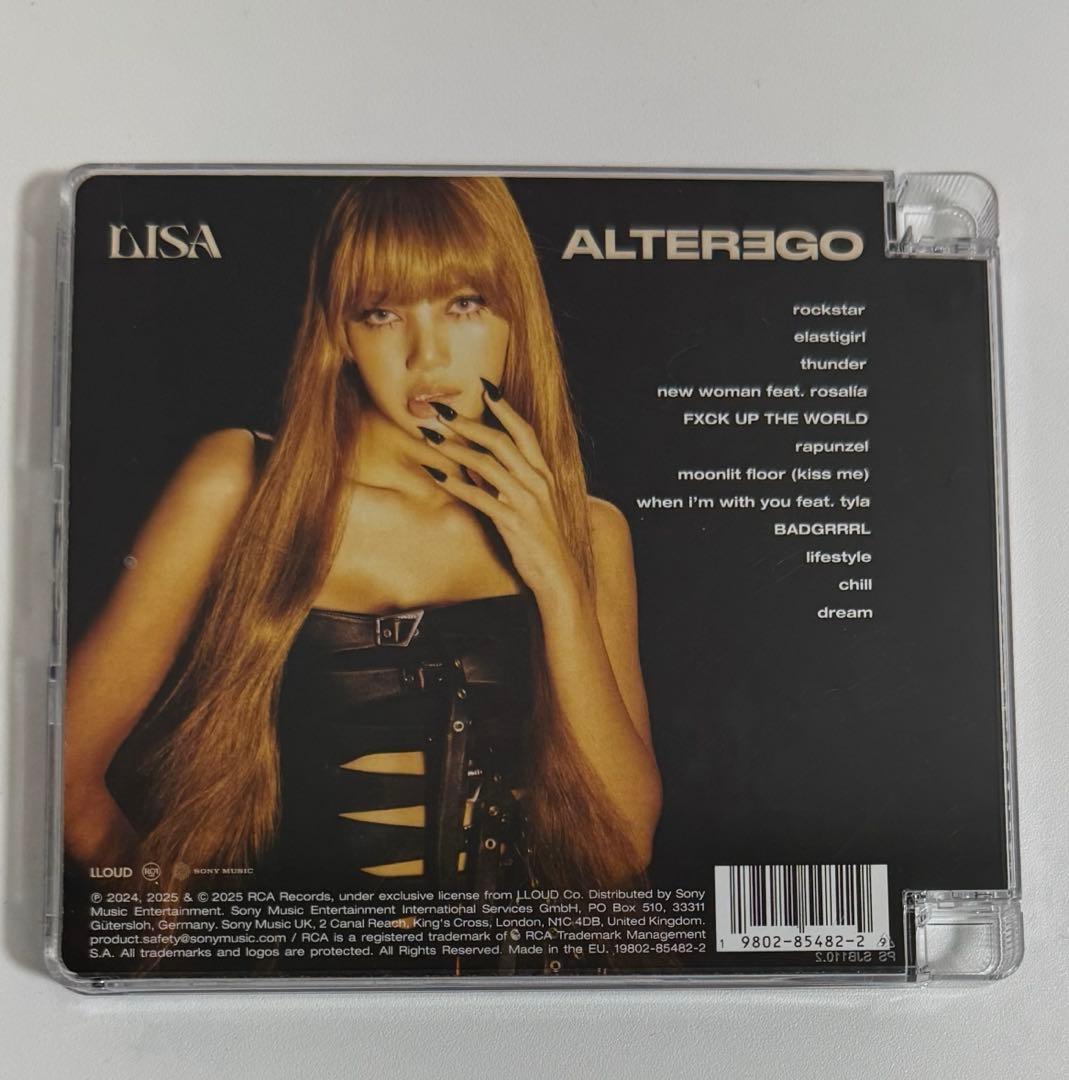 ブラックピンク リサ 直筆サイン入りポスター＋CD LiSA直筆サイン入り