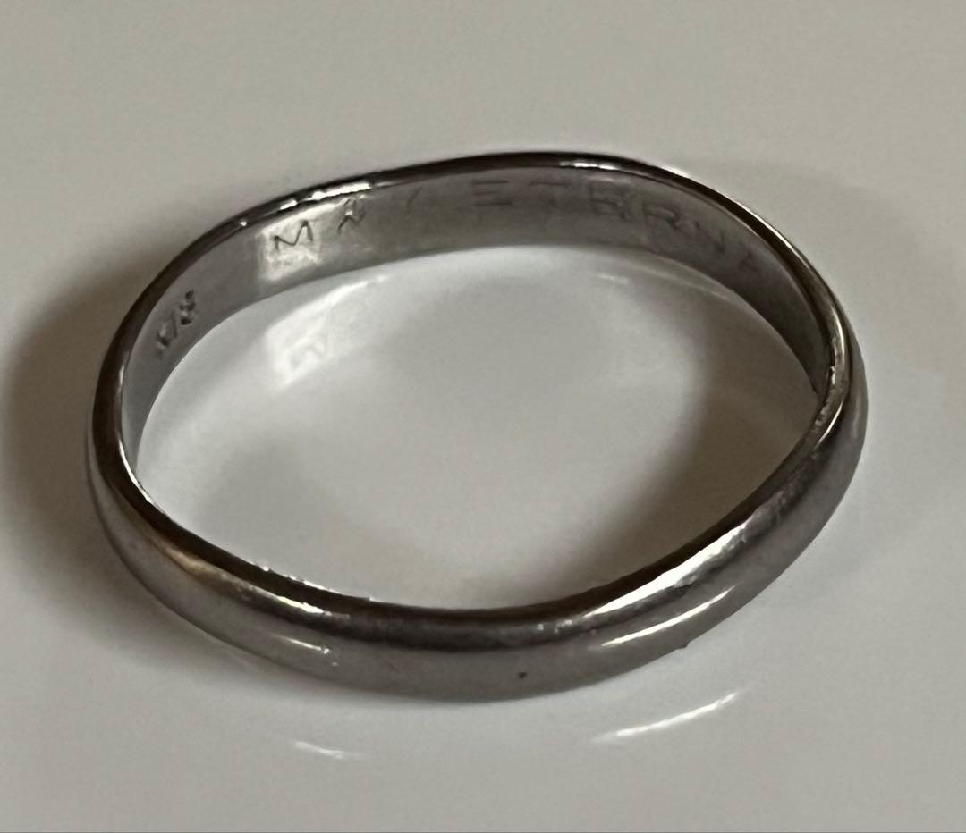 ホワイトゴールド.K18リング 3g