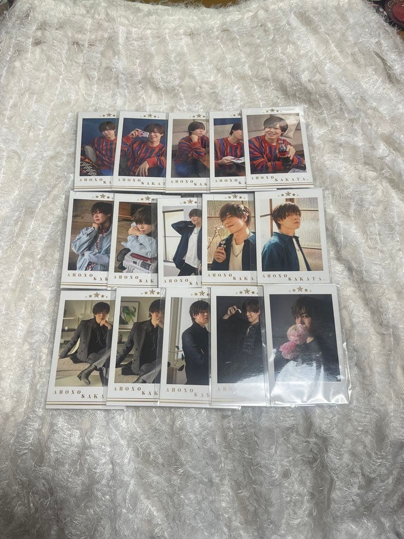 坂田くじ チェキ風カード ステッカー 全種