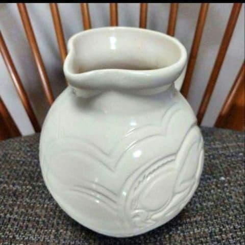 スージークーパー、超レアー、超美品、アールデコ「リーピングディア」花びん/水差し