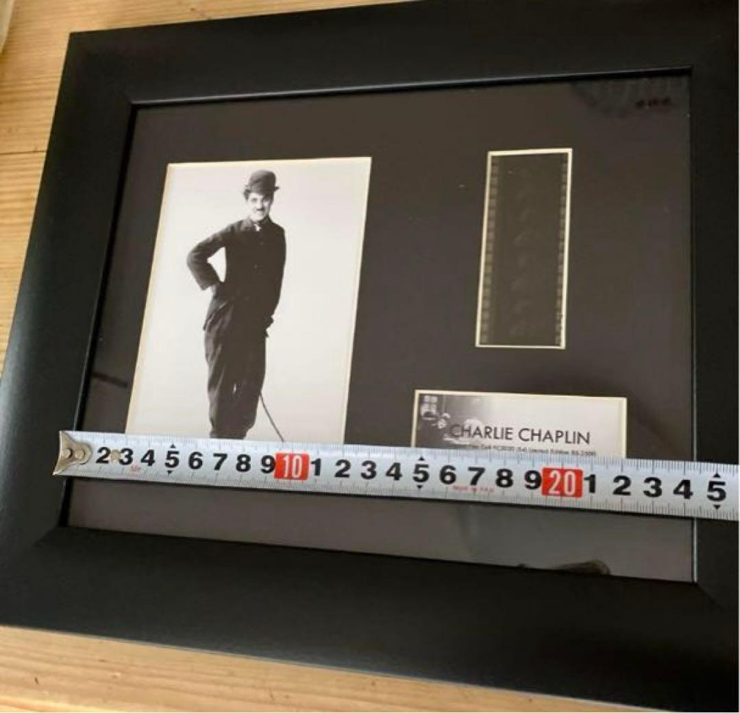 チャップリン ビンテージ 写真 フイルムセル 額 チャップリン