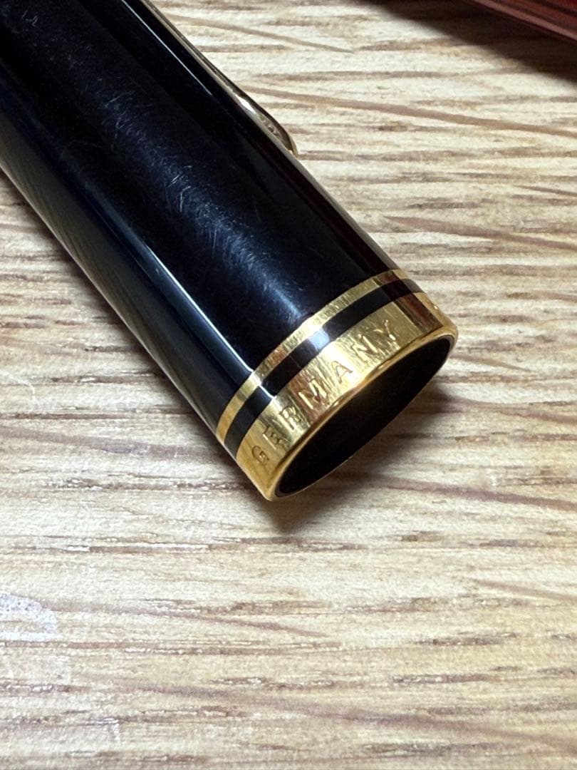 ペリカン スーベレーン 赤縞 14C 585 万年筆 ヴィンテージ筆記具 ドイツ