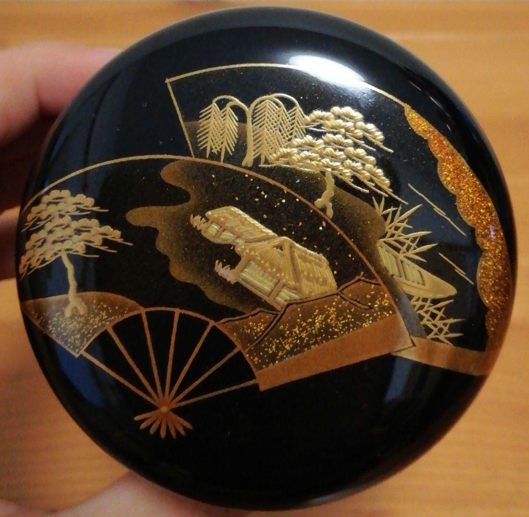 鵬雲斎書付 玉州作 扇 蒔絵 梨地 棗 共箱 茶道具 - メルカリ