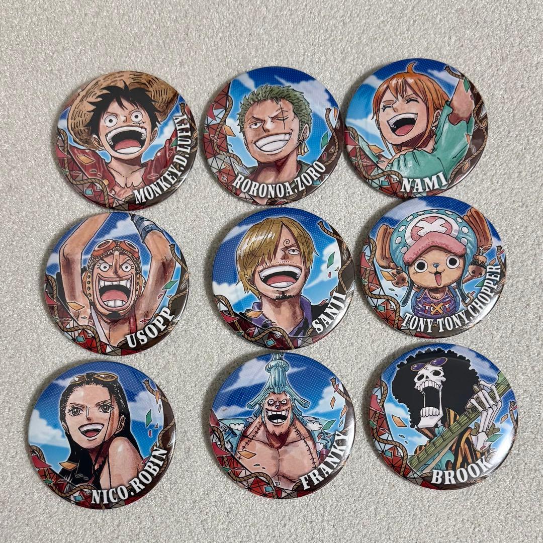 ワンピース 東京ワンピースタワー 缶バッチ 9種 - メルカリ