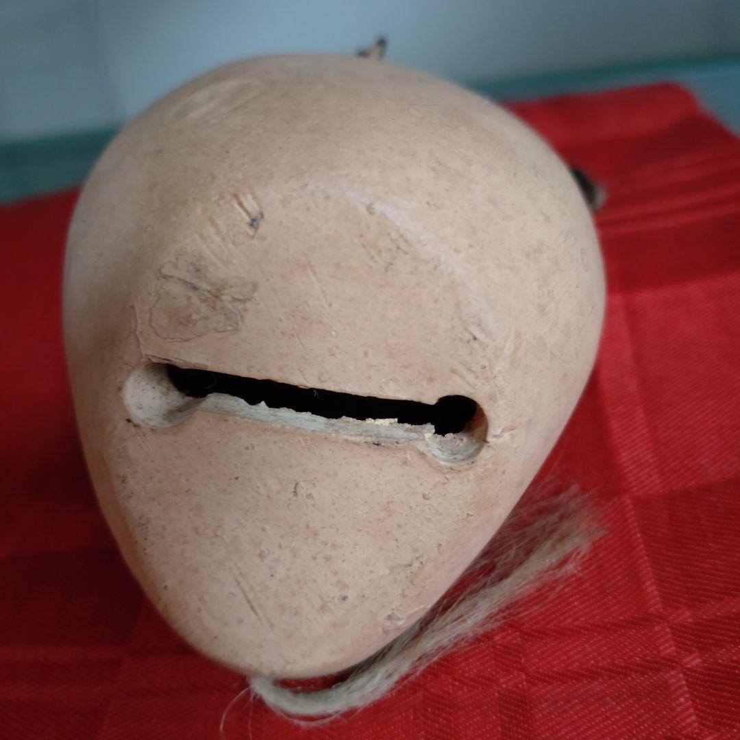 昭和 伝統的な翁の陶器製土鈴