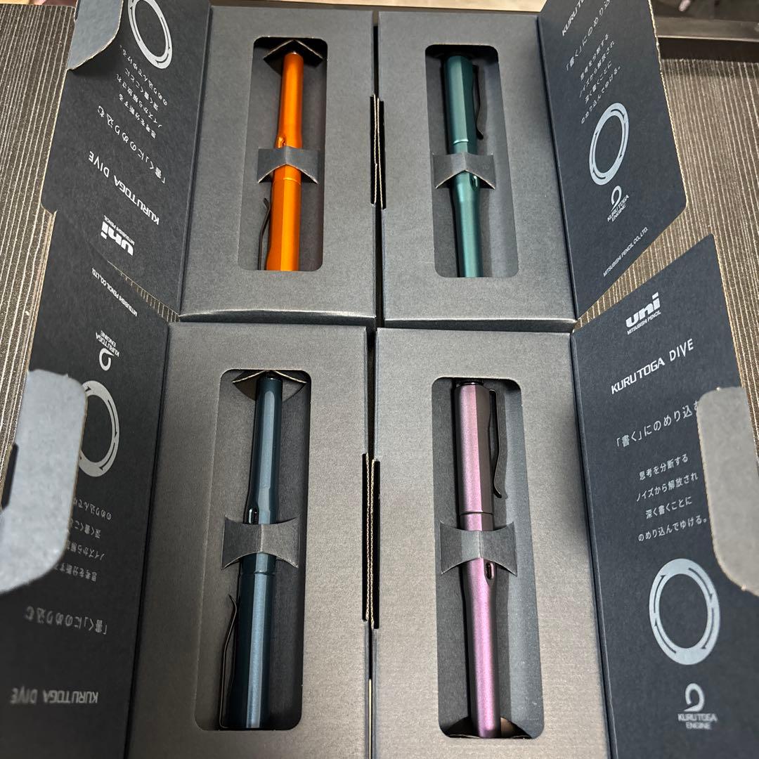 新品未使用 クルトガダイブ4色セット KURUTOGA DIVE 三菱鉛筆 - メルカリ
