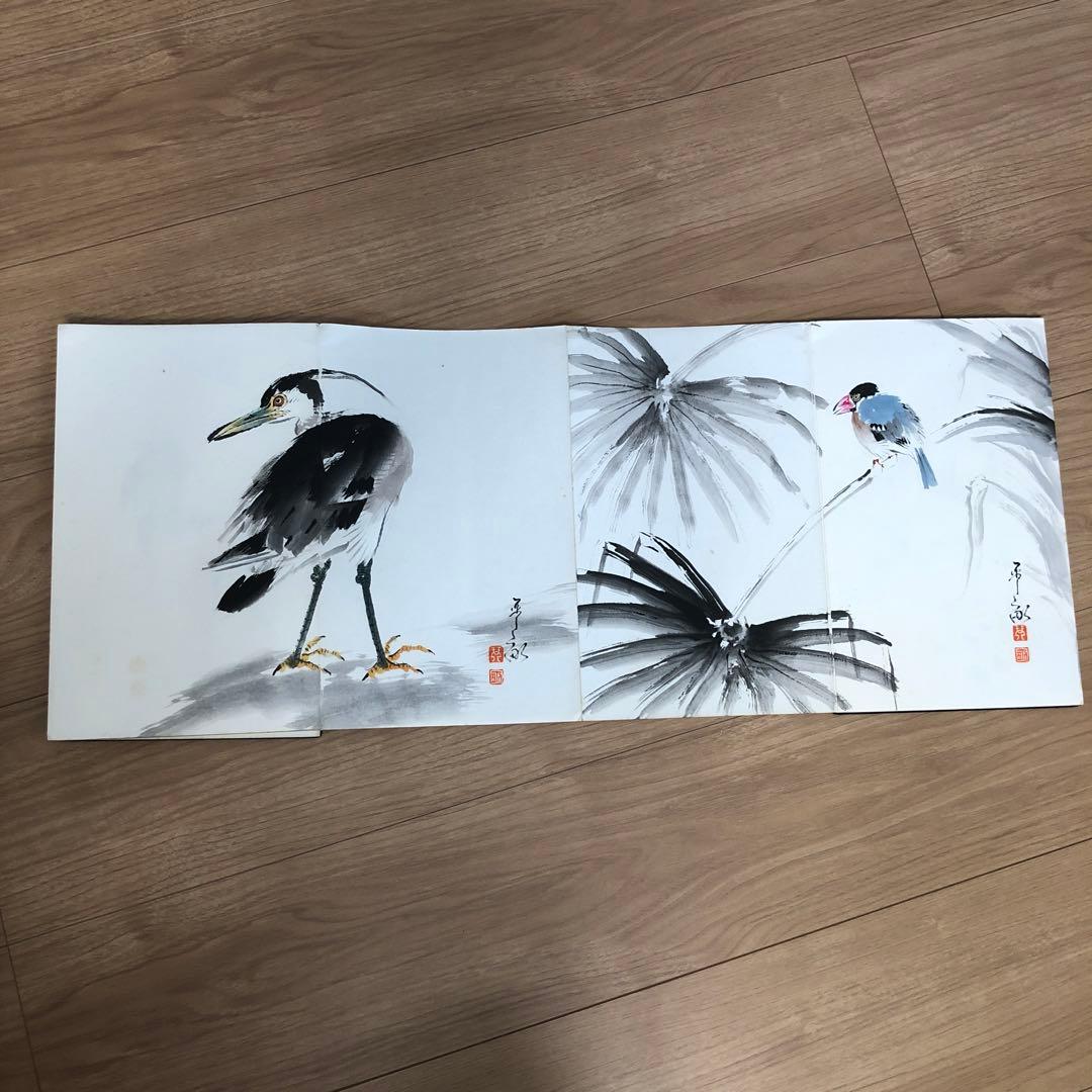 掛け軸　絵帳(3)骨董品　美術品