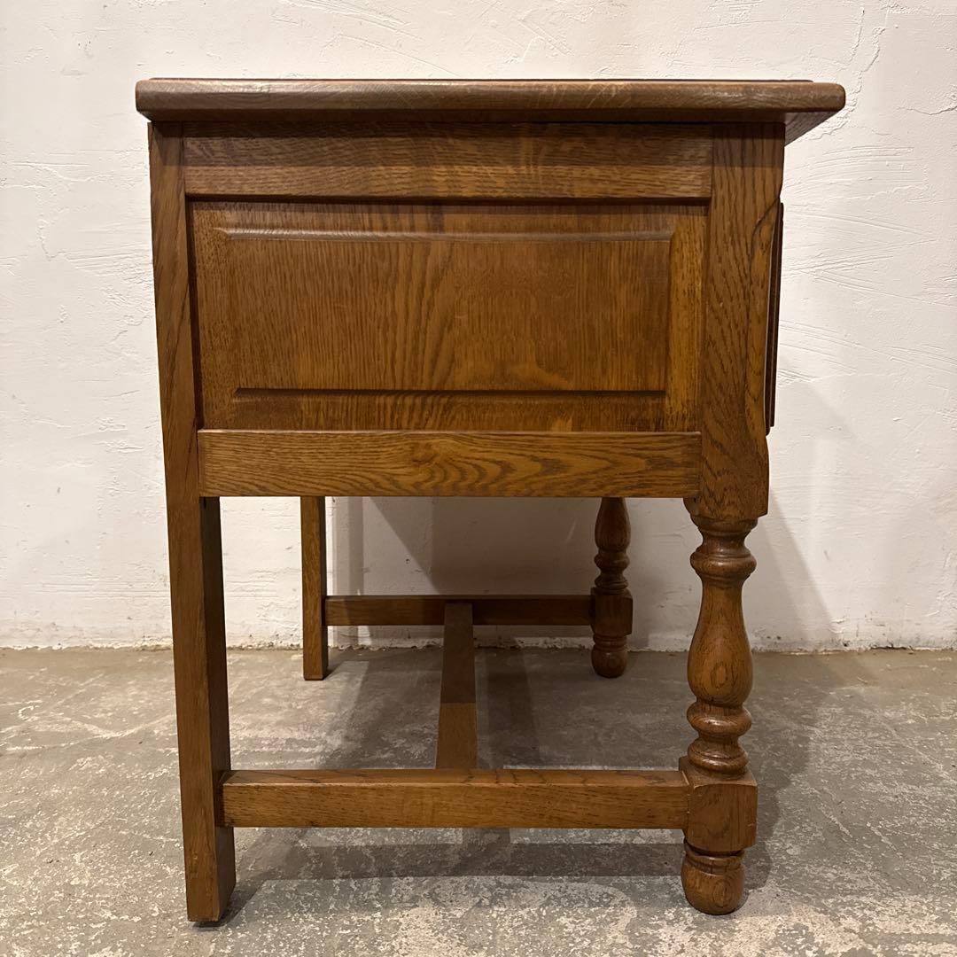 ヴィンテージ 木製サイドテーブル 引き出し付き 1