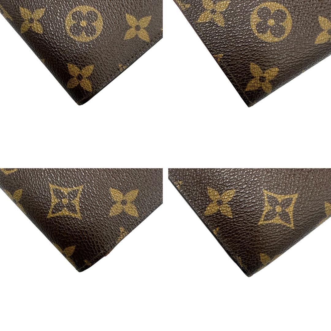 【極美品】ルイヴィトン モノグラム 二つ折り財布 トレゾール ヴィンテージ