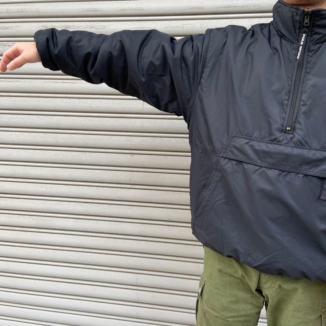 Cherry 90s☆POLOSPORT☆ラルフローレン☆リバーシブルパフ