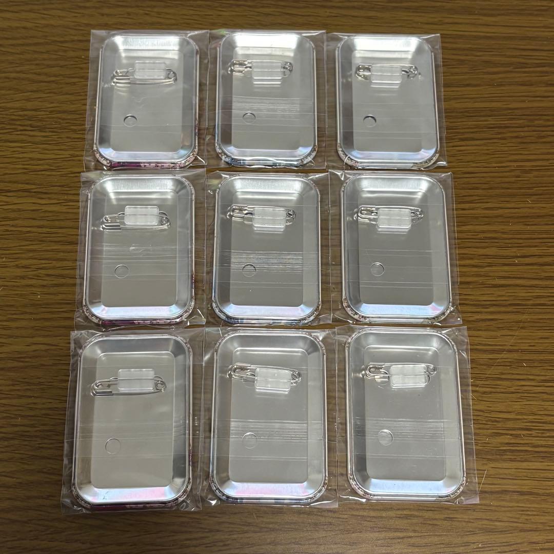 アイカツ！シリーズ スクエア缶バッジ 大空 あかり 9点セット【ジャンク品】