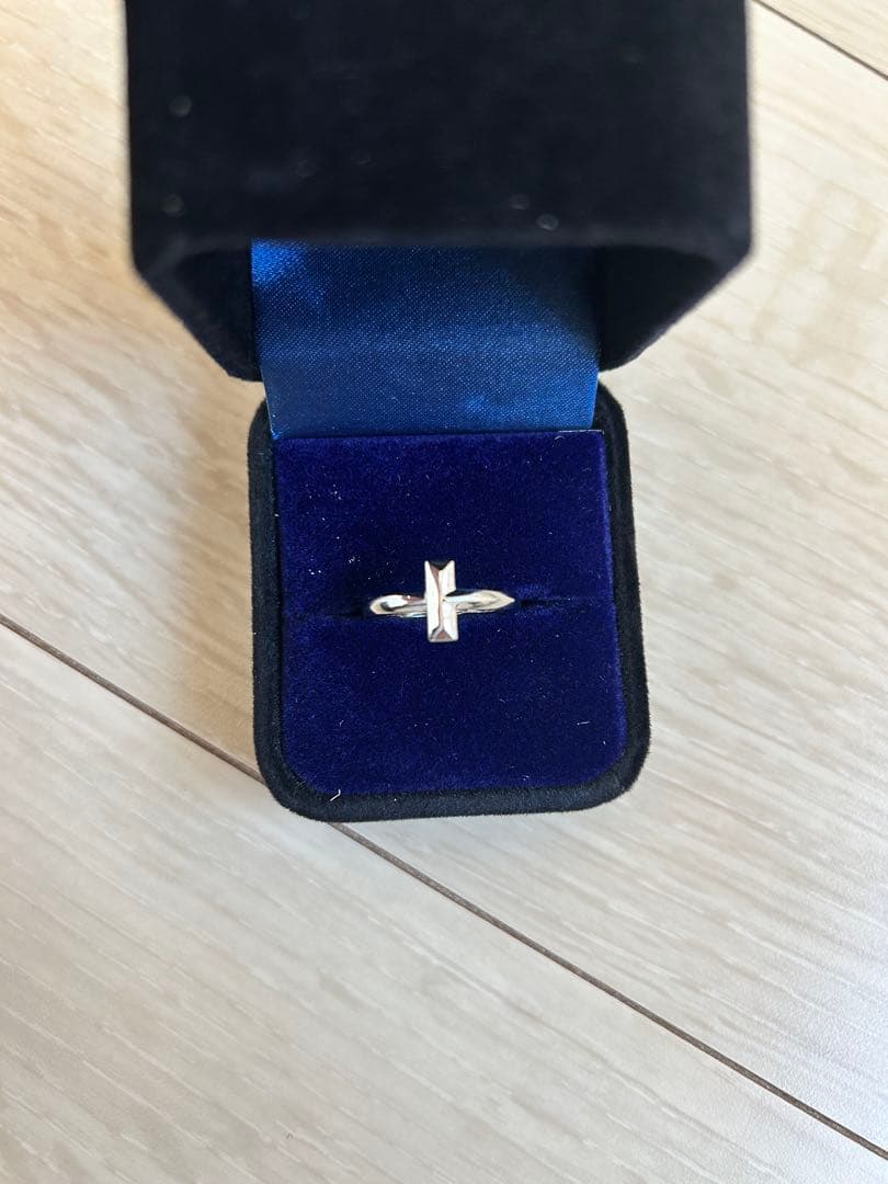 Tiffany & Co. ナローTリング ホワイトゴールド