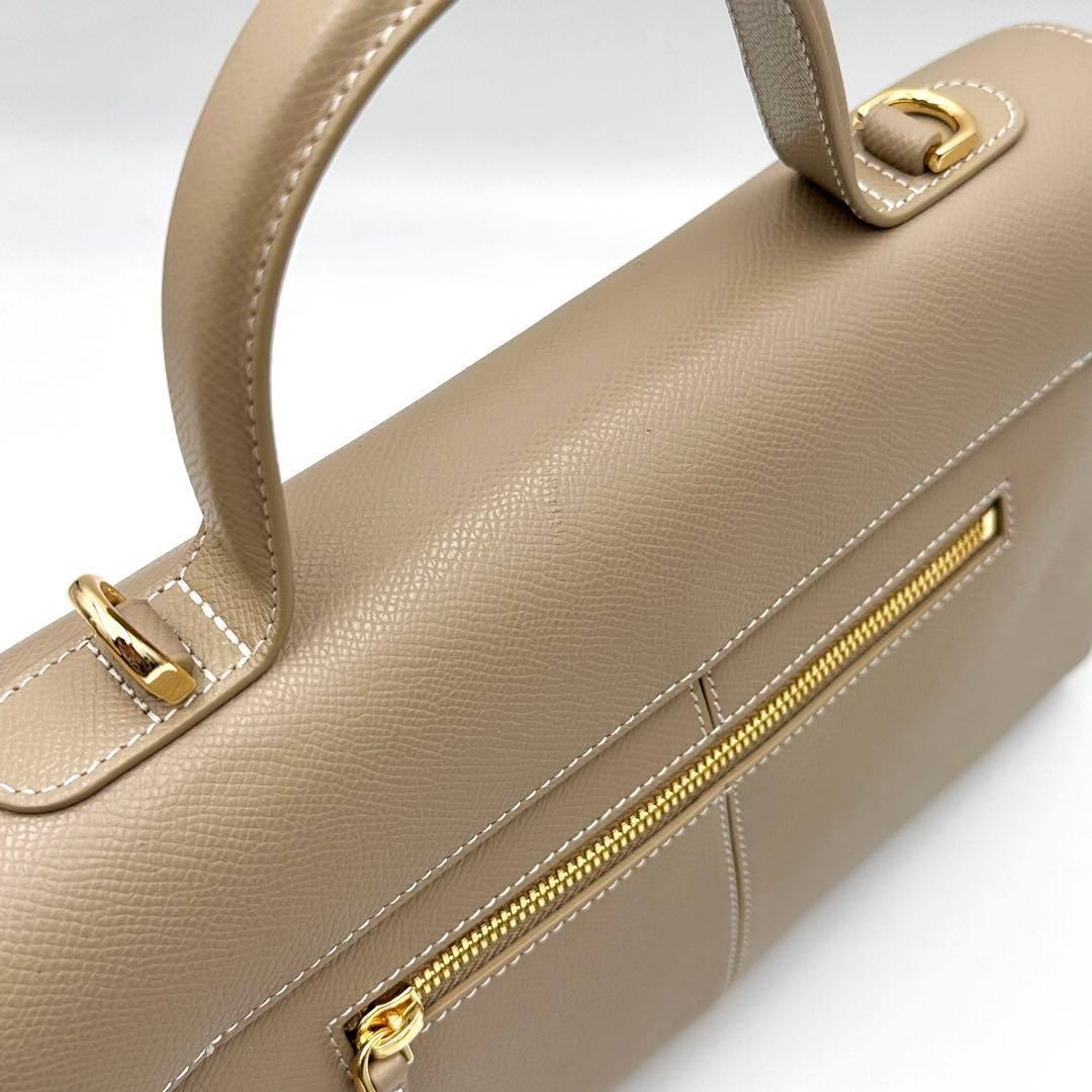 未使用保管品✨ CAFUNE カフネ スタンスバッグ　2way グレージュ