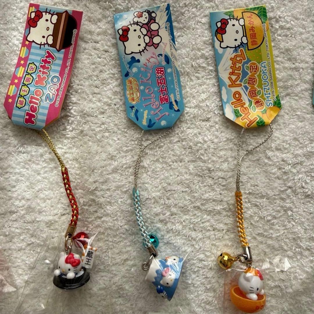 s*o様 ハローキティ　ご当地キティ　ストラップ　根付　ボールペン　シャーペン