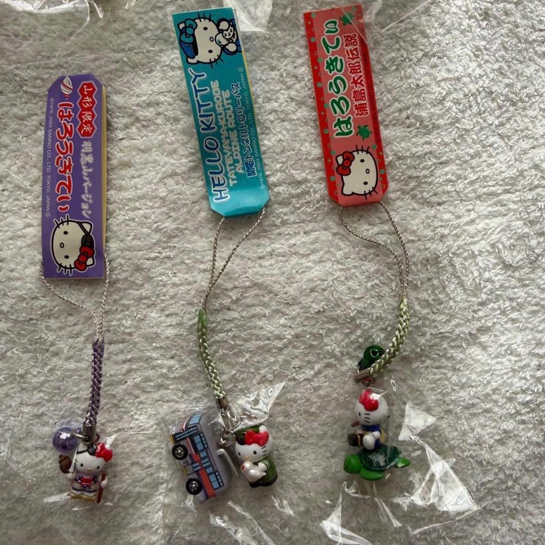 s*o様 ハローキティ　ご当地キティ　ストラップ　根付　ボールペン　シャーペン