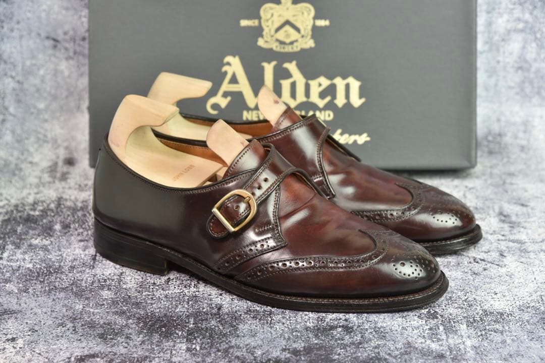 オールデン　コードバン　#1671　6.5D　バーガンディ　アバディーンラスト