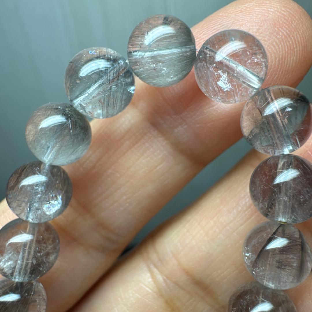 信念をもって前進！成功を掴む⭐︎プラチナルチルクォーツブレスレット