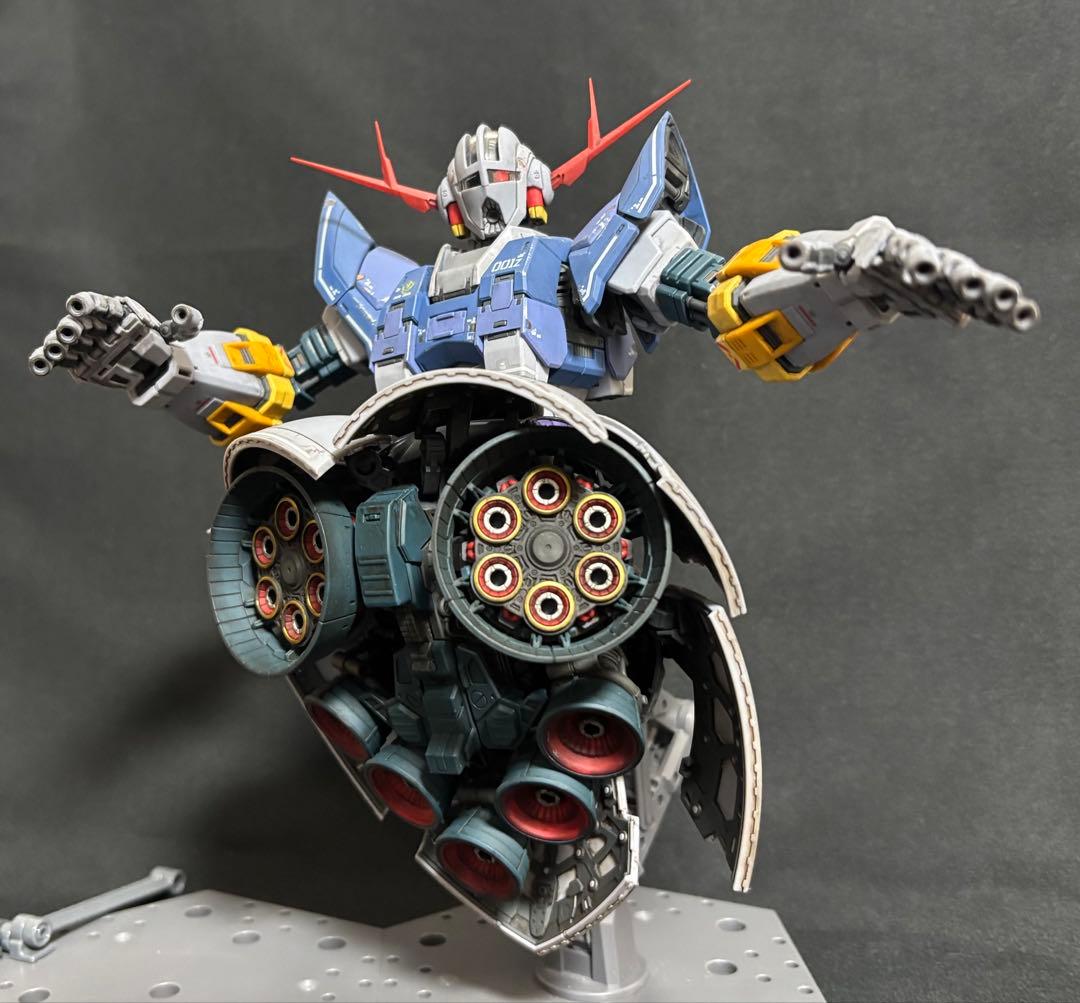 RGジオング完成品 （部分塗装・ウェザリング仕上げ） - メルカリ