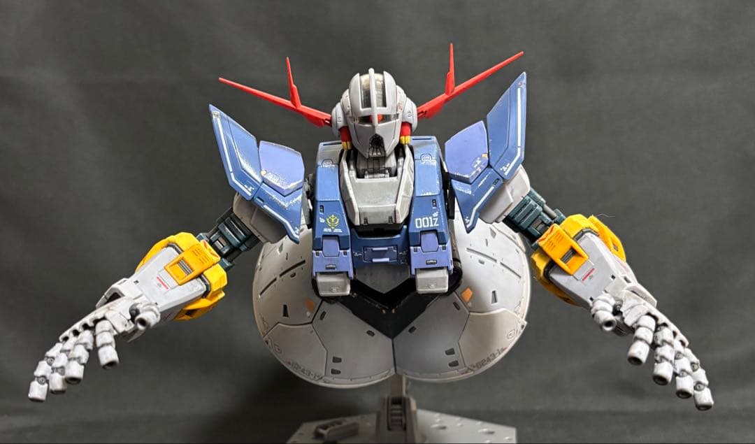 RGジオング完成品 （部分塗装・ウェザリング仕上げ） - メルカリ