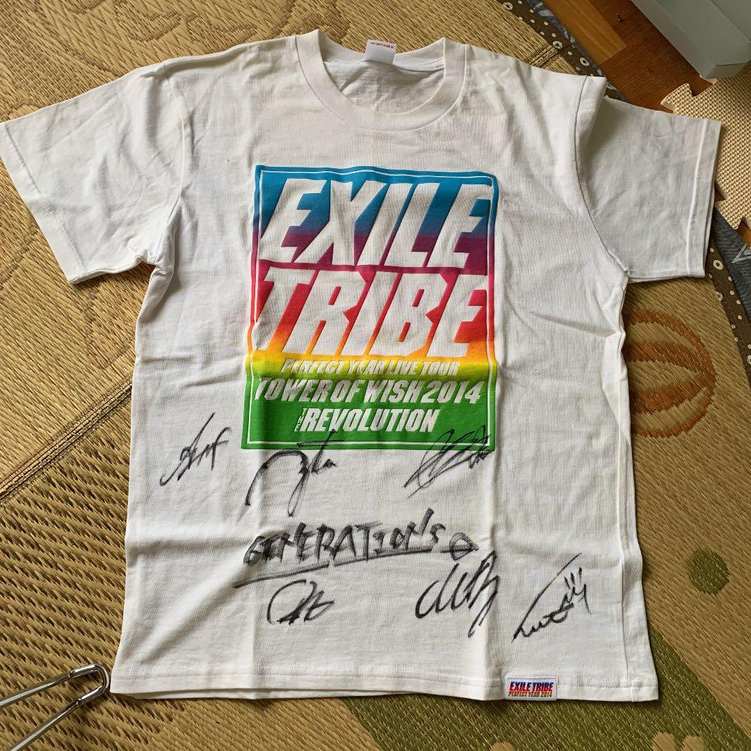 generations サイン入りTシャツ　希少品　　 直筆サイン入り　即購入⭕️ 9f88d0ddbf2abf58c5bb9e164752e8