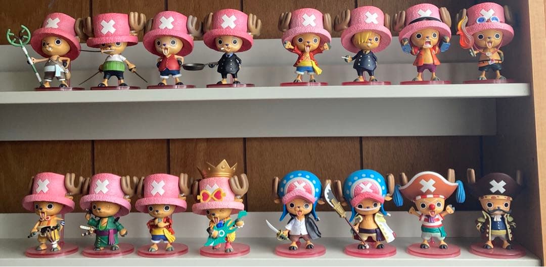 ONE PIECE なりきりチョッパー フィギュア 16体セット♪ L1081044257