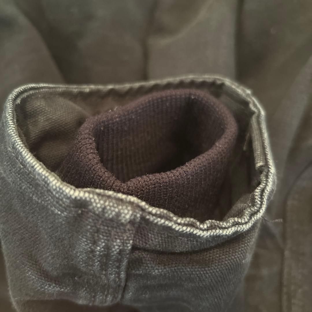 Carhartt ブラックジャケット　ダブルジップ