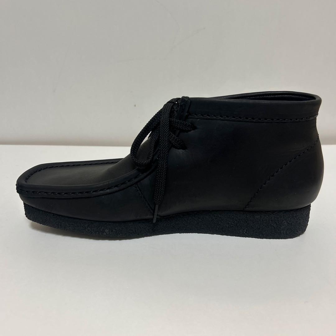 Clarks ワラビーブーツ オールレザー　UK62/1（25cm）ブラック