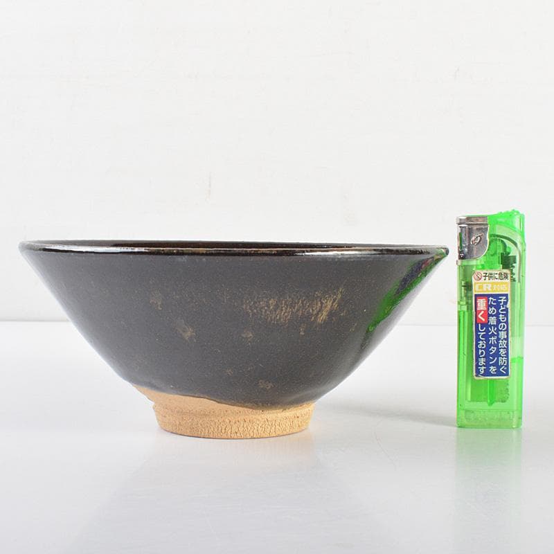 茶道具 人間国宝 加藤土師萌 黒唐津 茶碗 共布共箱 D R6899 - メルカリ