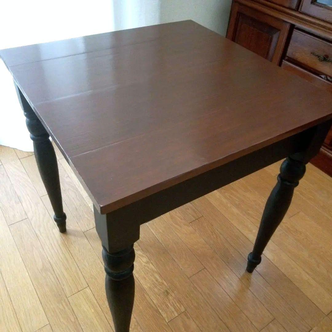 COCO　アンティーク調ろくろ脚テーブル