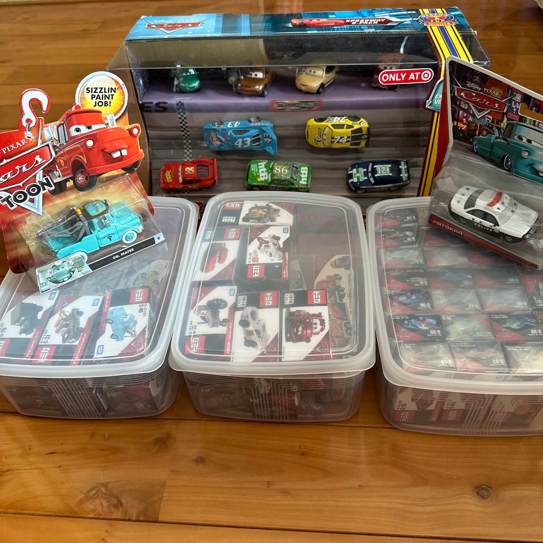 【カーズまとめ売り】トミカ44台　MATEL2台　スピードウェイ9パック カーズまとめ売り】トミカ44台MATEL2台スピードウェイ9パック