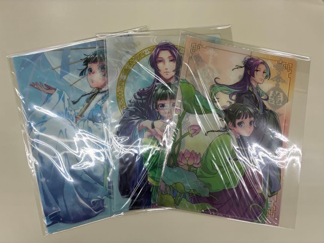 薬屋のひとりごと　ビッグガンガン付録クリアファイル3枚 薬屋のひとりごと ビッグガンガン付録クリアファイル3枚 薬屋の