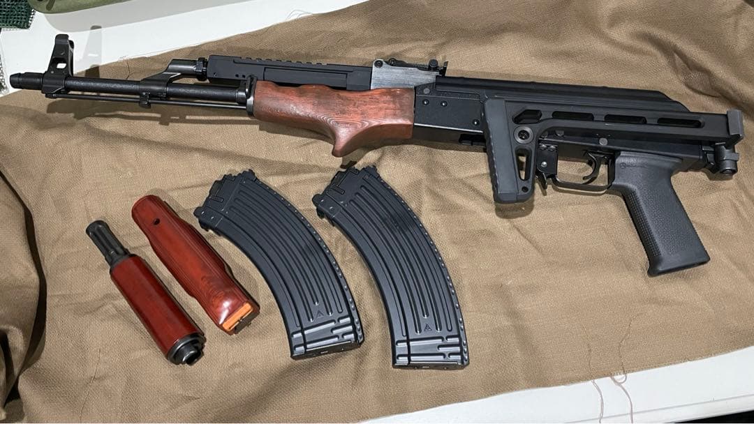 東京マルイ AKM 外装カスタム 純正パーツ完備 東京マルイ AKM 外装