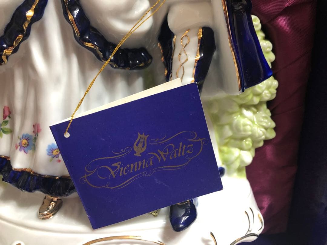 昭和レトロ KATO 工芸 オルゴール 陶器人形 ビンテージ 日本製