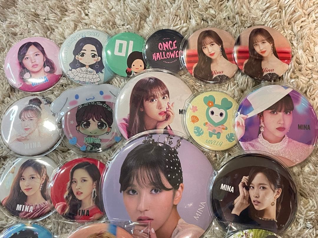 TWICE 缶バッジ ミナ TWICE 缶バッジ まとめ売り ミナ TWICEミナ 缶