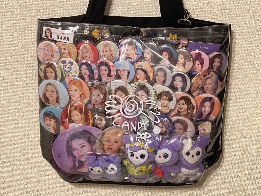 れん様専用】TWICE サナ 痛バ 缶バッジ トートバッグ セット