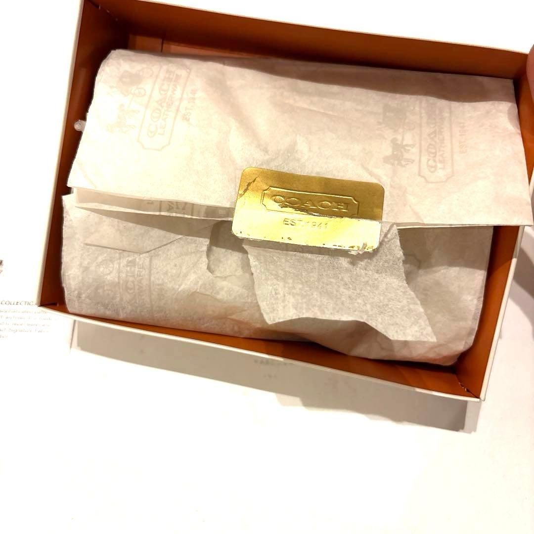 【新品】COACH コーチ シグネチャー柄キャンバス ポピー リストレットポーチ