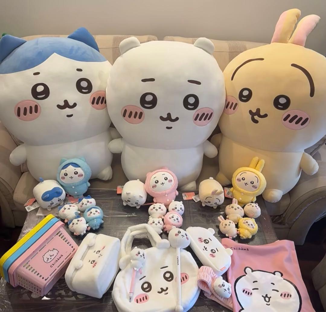 ちいかわ うさぎ超BIG ぬいぐるみ 520元 miniso