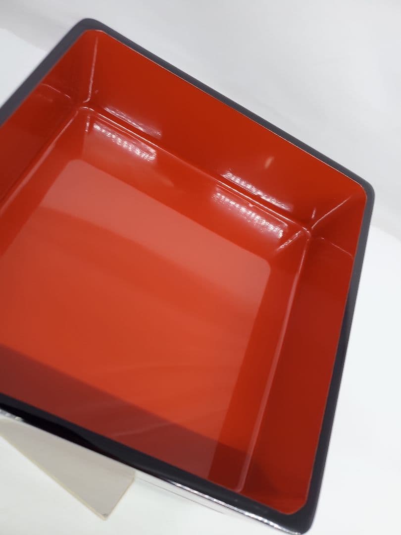 【会津漆器　錦絵蒔絵　三段重箱】天然木製　白木屋漆器店　お重