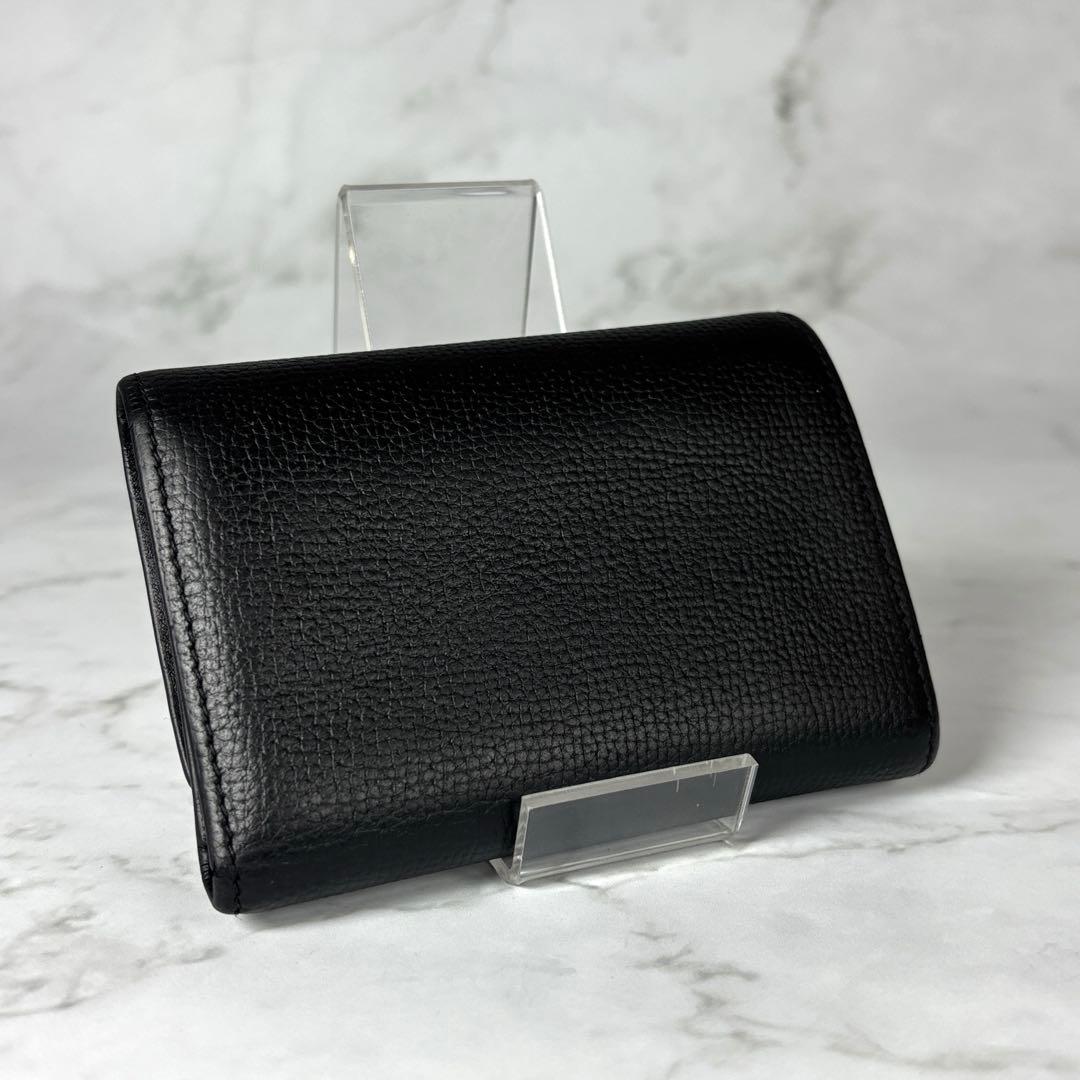 ロエベ アナグラム トライフォールドウォレット Wホック 三つ折り 財布