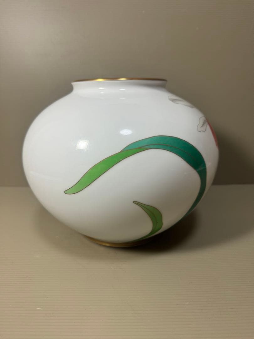2151 香蘭社 カトレア 花瓶 金彩 未使用 - メルカリ