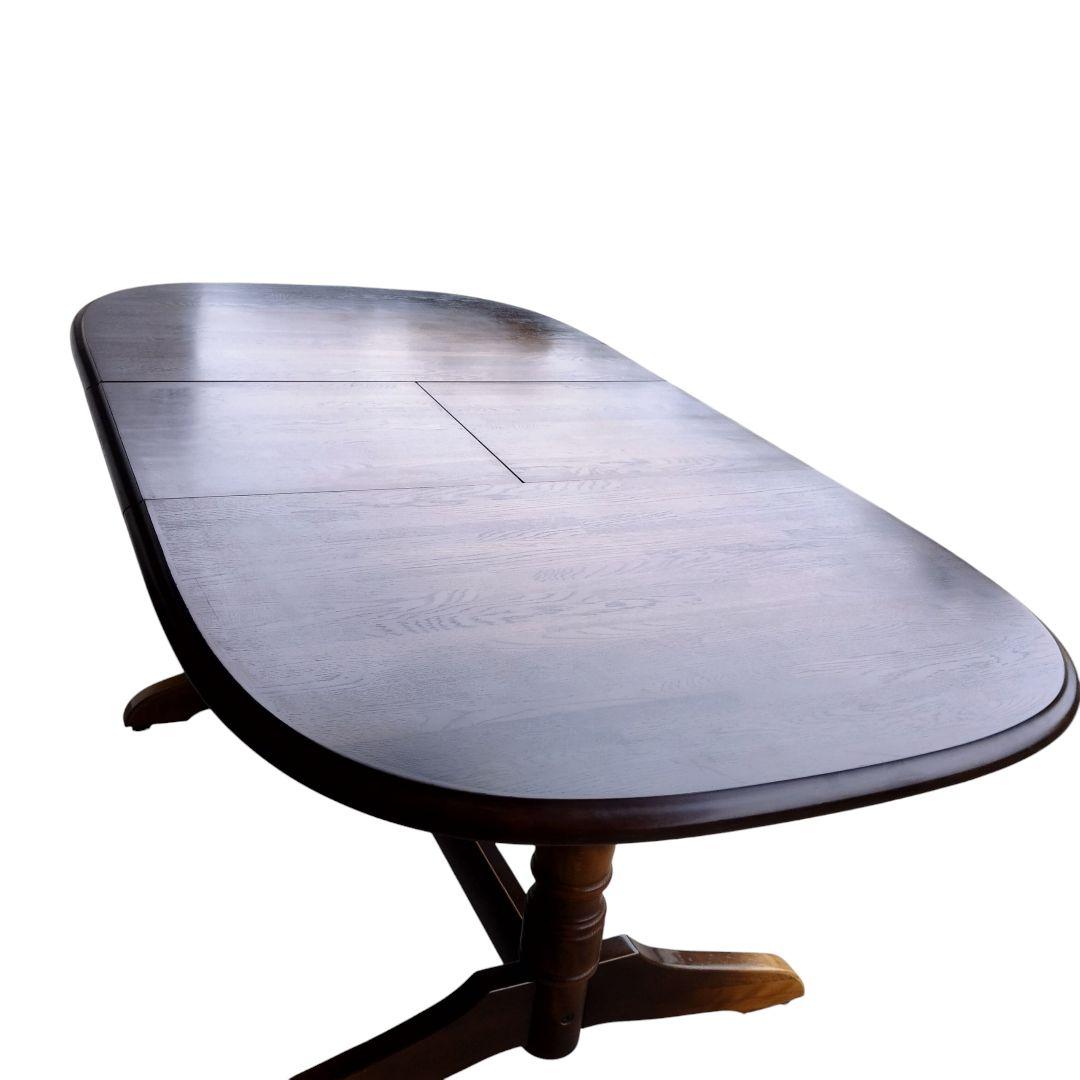 【極美品】飛騨産業 キツツキ 伸長 ダイニングテーブル エクステンションテーブル