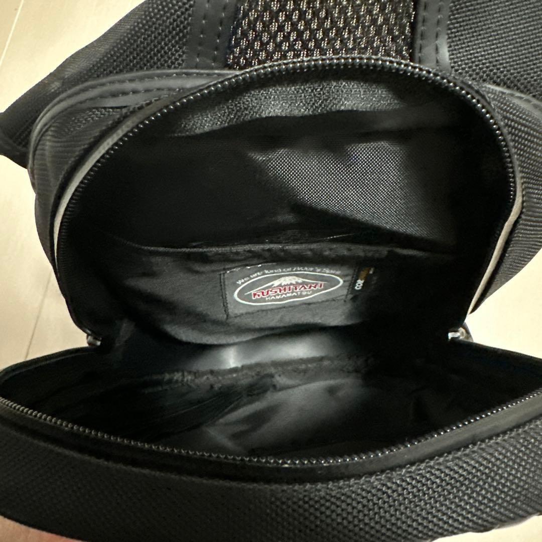 クシタニ 2WAY LEG BAGII 2ウェイレッグバッグ2 牛革本皮（黒） 面倒