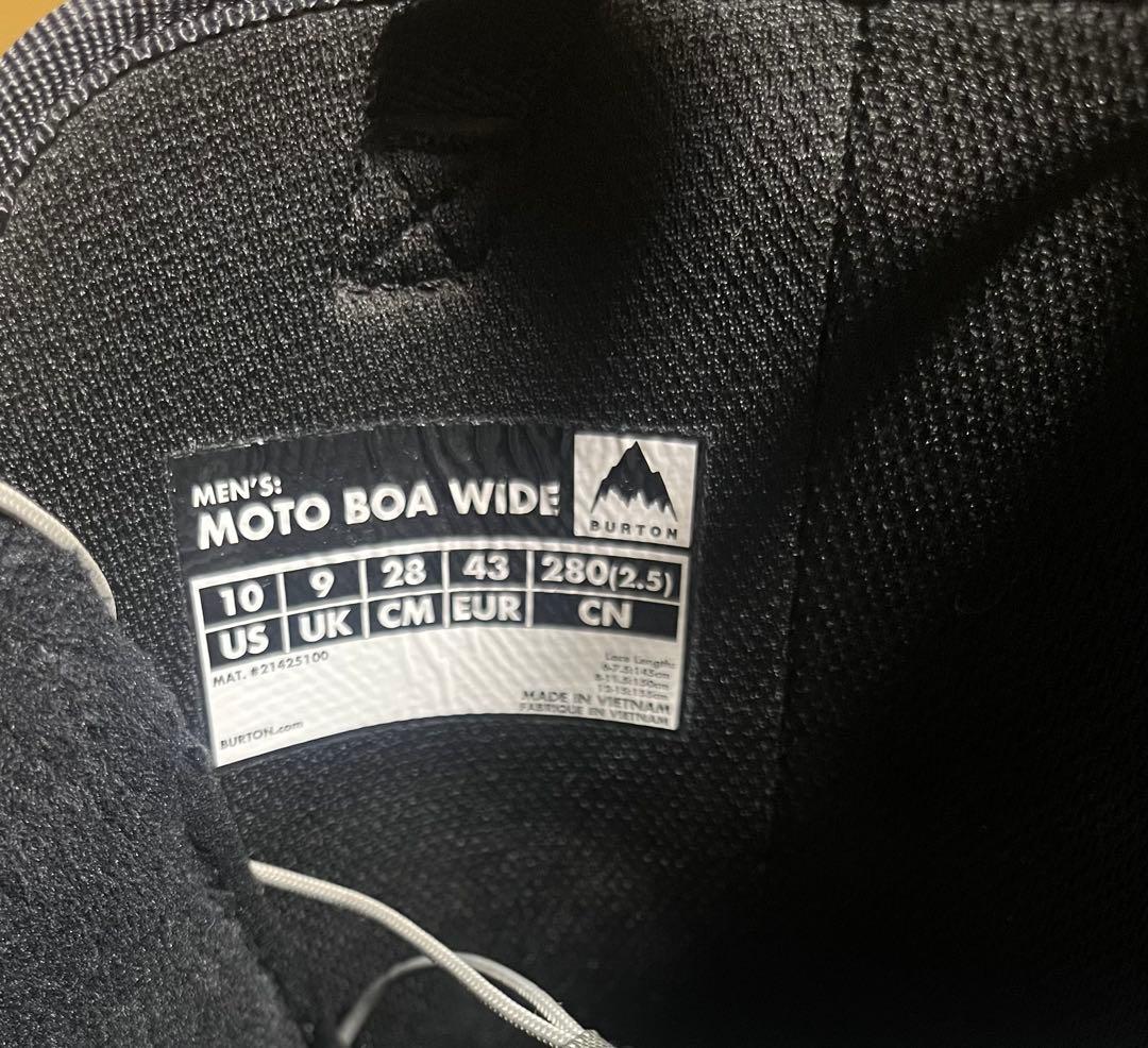 BURTON MOTO WIDE スノーボードブーツ