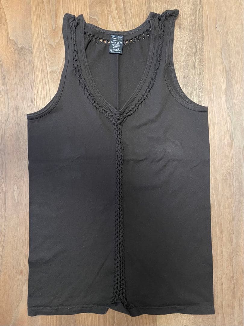 ナンバーナイン 編み込み タンクトップ 07ss ボーイ期｜07ss number(n