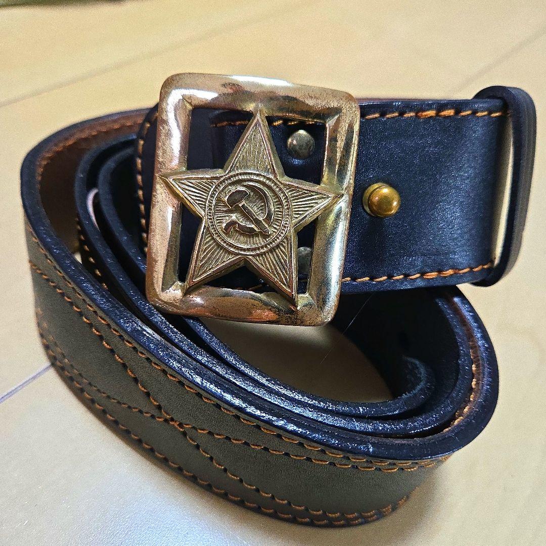 ロシア軍 stich profi製 ブロンズ 100%革ベルト サイズ1 - メルカリ