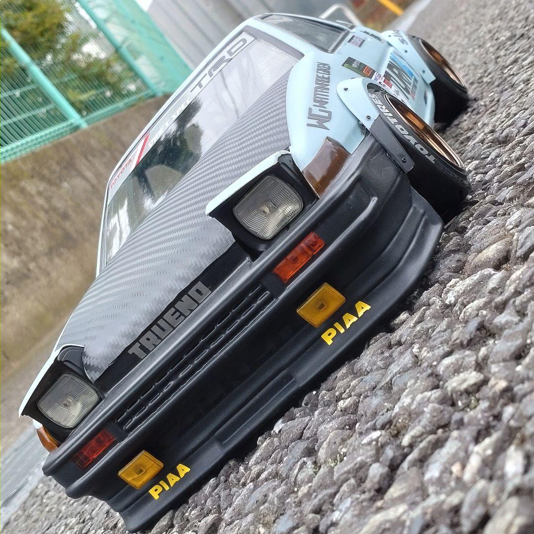 AE86 TRUENO 3DR ラジドリ ボディ D-CRAFTリトラ LED付