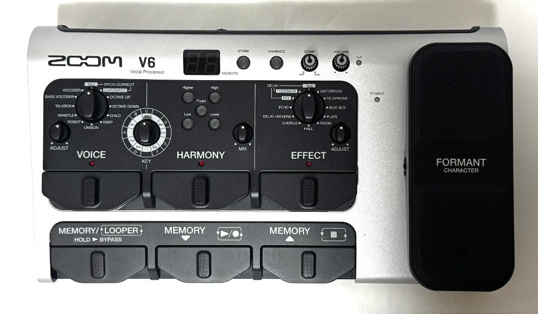 ZOOM V6 ボーカルエフェクト